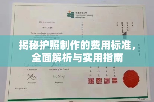 辰溪揭秘护照制作的费用标准，全面解析与实用指南